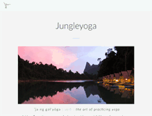 Tablet Screenshot of jungleyoga.com